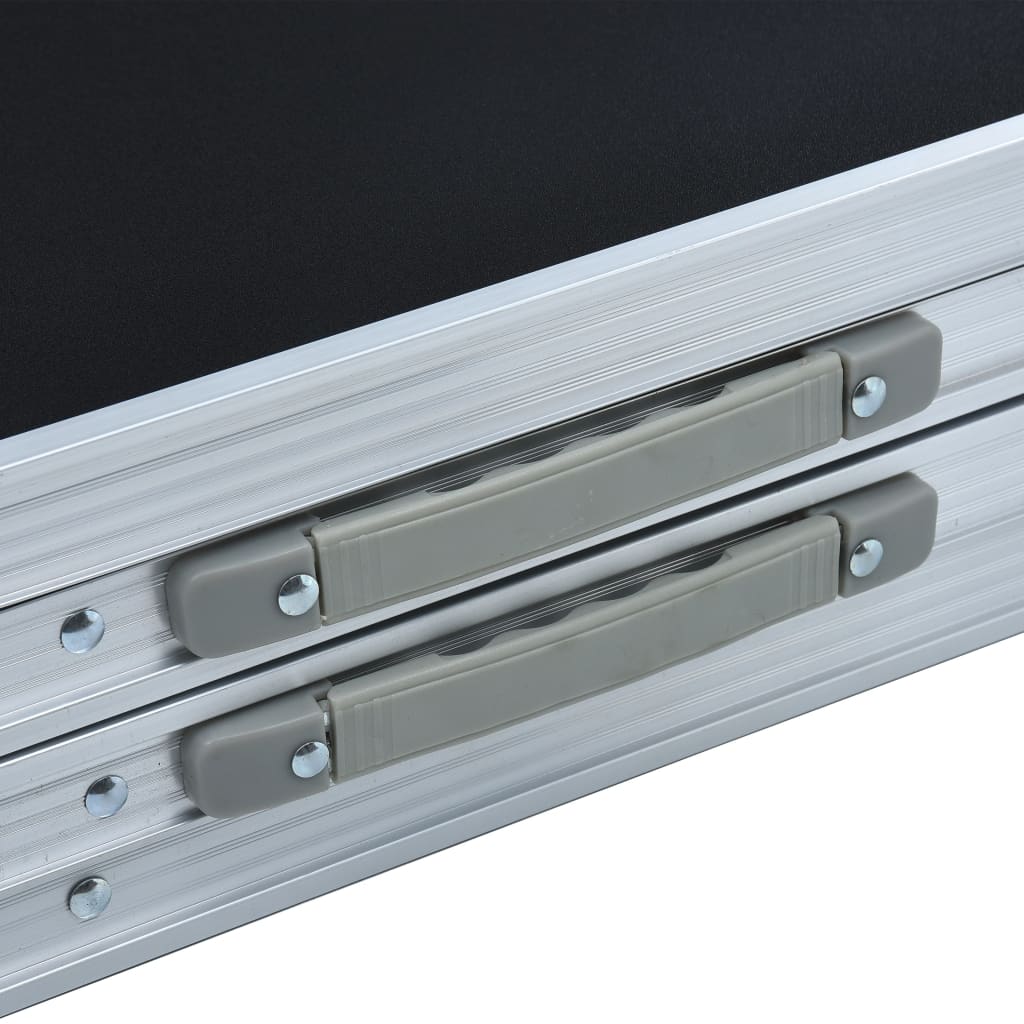 Kokoontaittuva beer pong -pöytä 240 cm musta - Harrastajankoti.fi