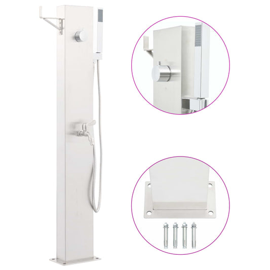 Puutarhan suihkuhana 110 cm ruostumaton teräs - Harrastajankoti.fi