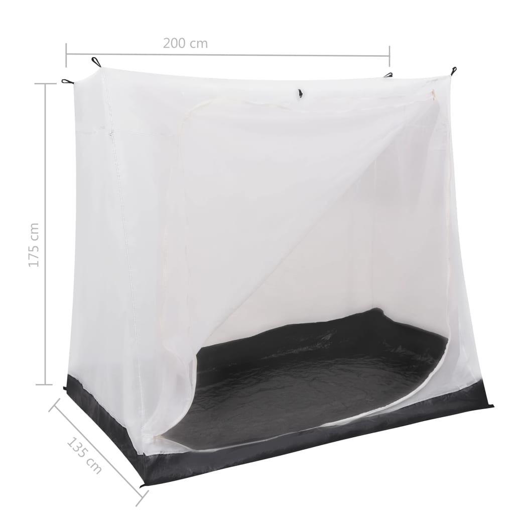 Universaali sisäteltta harmaa 200x135x175 cm - Harrastajankoti.fi