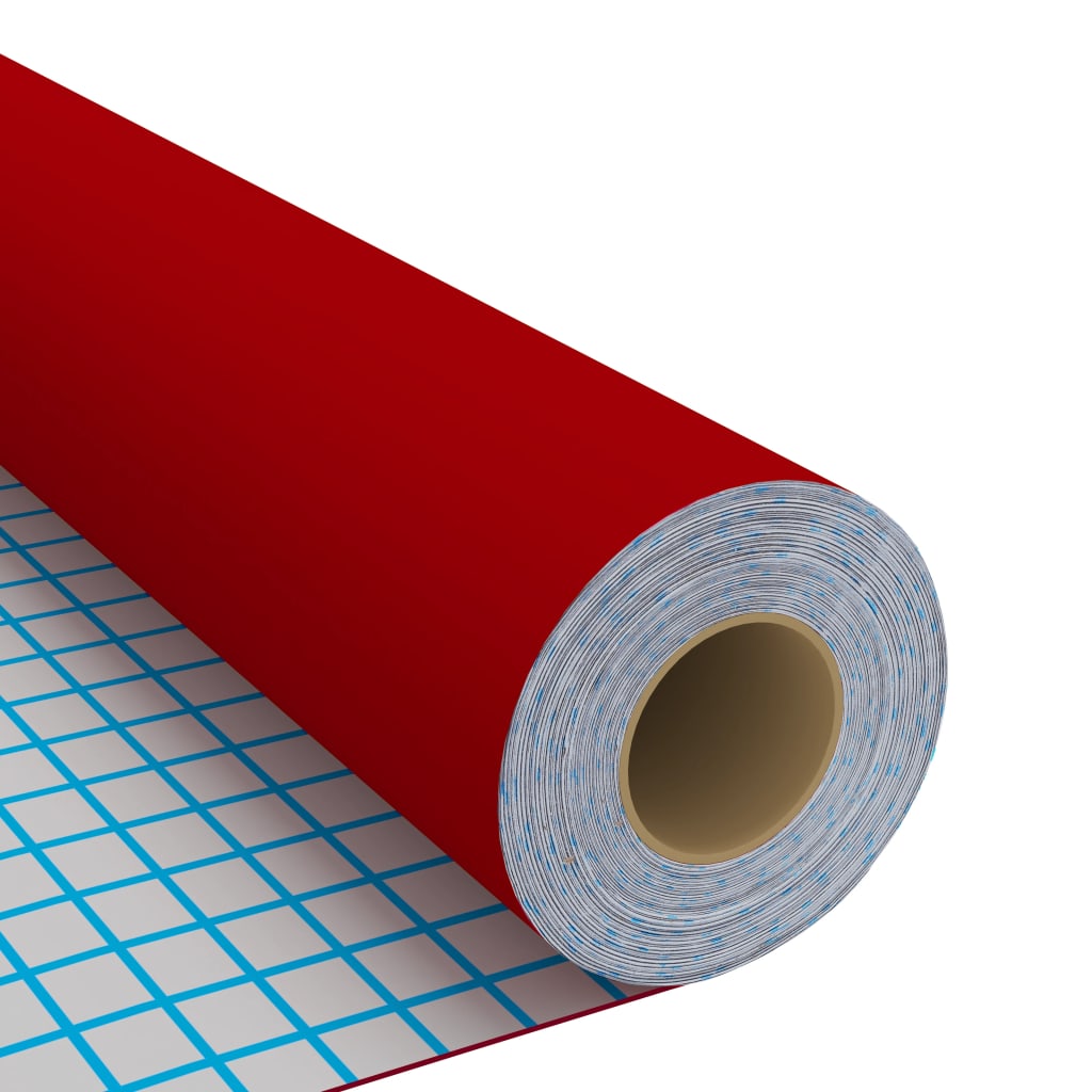 Itseliimautuva huonekalukalvo punainen 500x90 cm PVC - Harrastajankoti.fi