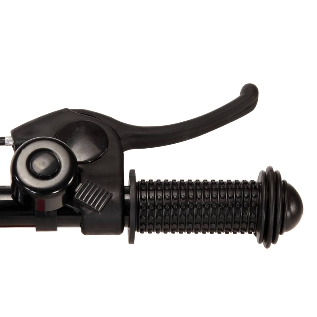 Lasten pyörä 12" musta ja punainen - Harrastajankoti.fi