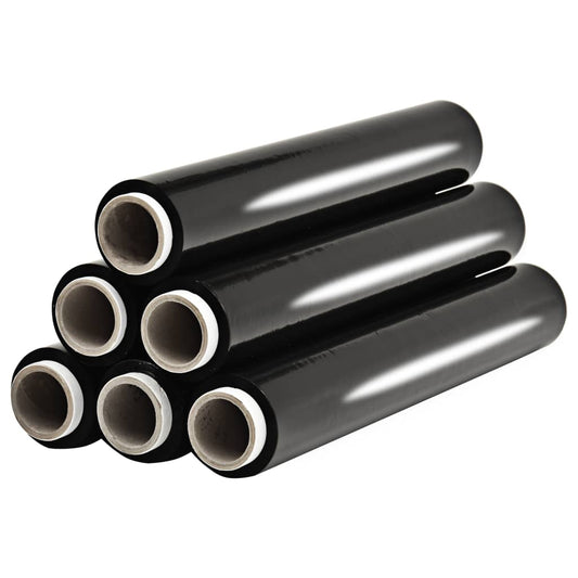 Pakkauskalvorullat 6 kpl musta 23 µm 624 m - Harrastajankoti.fi