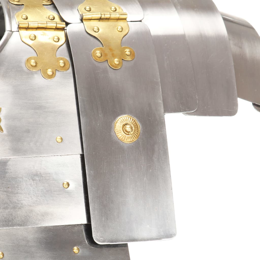 Roomalaisen sotilaan haarniskakopio LARP hopea teräs - Harrastajankoti.fi