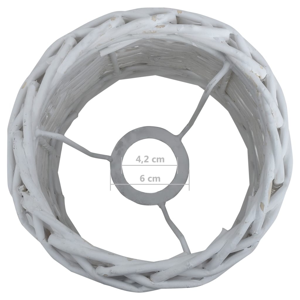 Lampunvarjostin paju 20x15 cm valkoinen - Harrastajankoti.fi