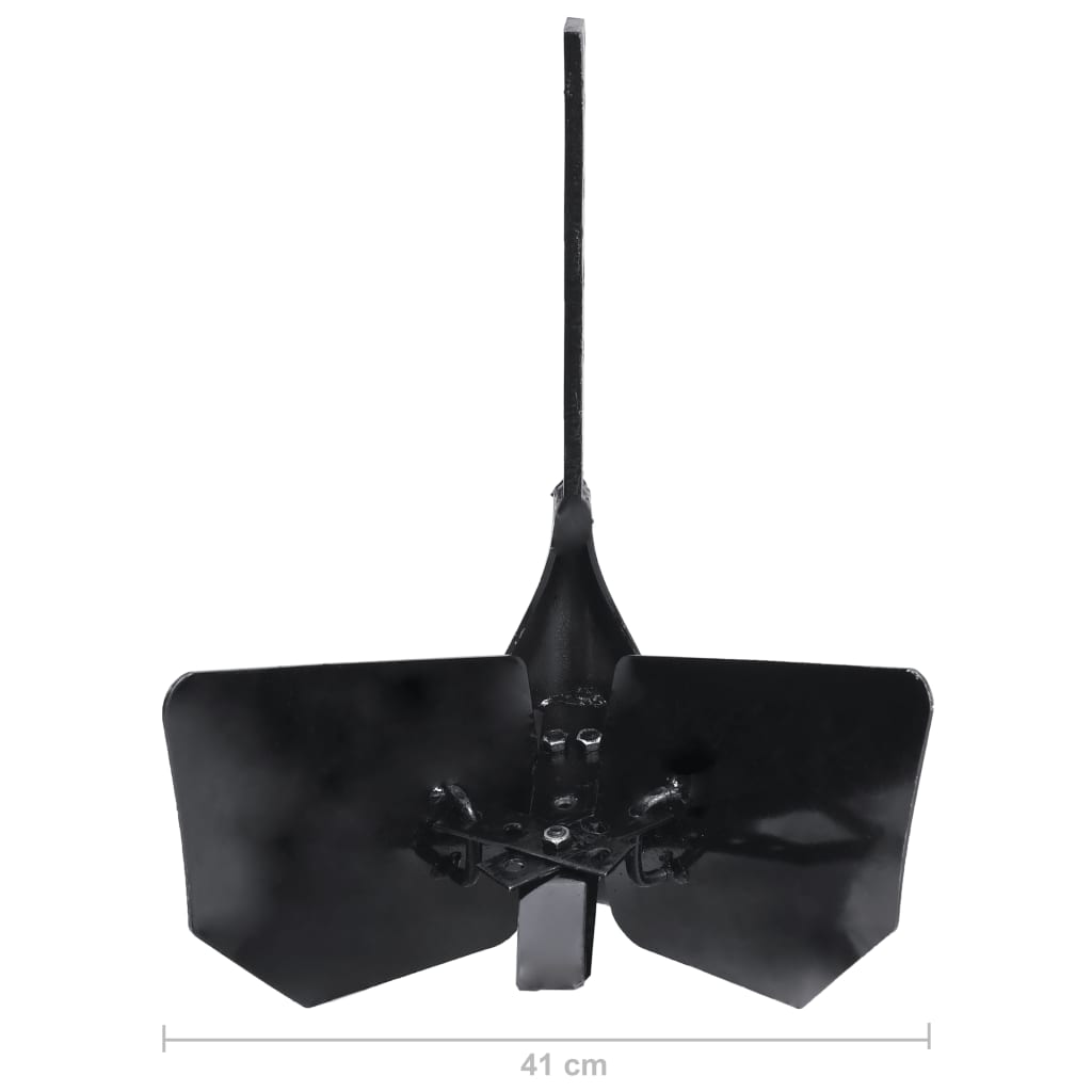 Puutarhajyrsimen vakoaura musta metalli - Harrastajankoti.fi