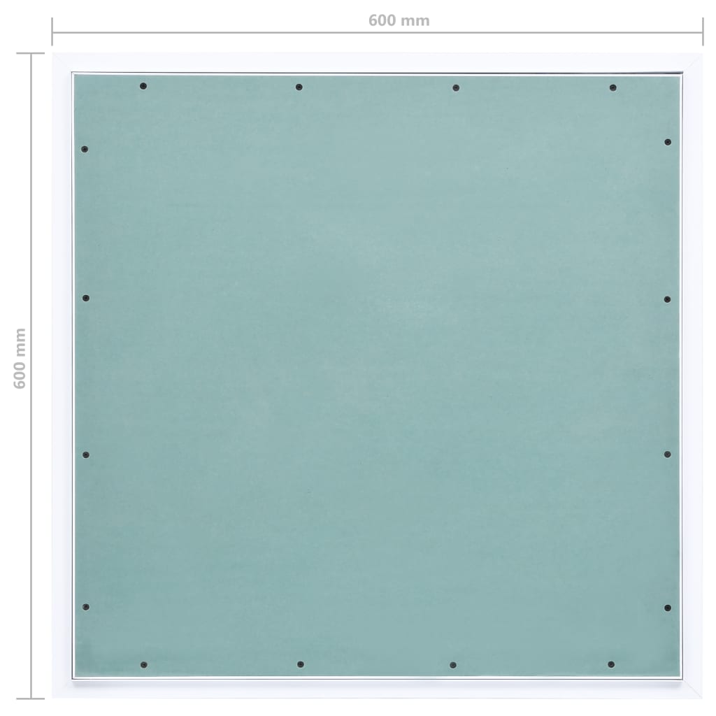 Huoltoluukkupaneeli alumiinirungolla ja kipsilevyllä 600x600 mm - Harrastajankoti.fi