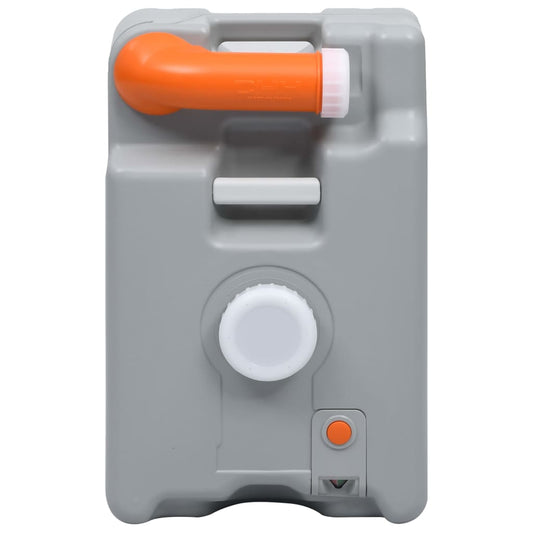 Pyörillä varustettu vesisäiliö retkeilyyn 25 l harmaa - Harrastajankoti.fi