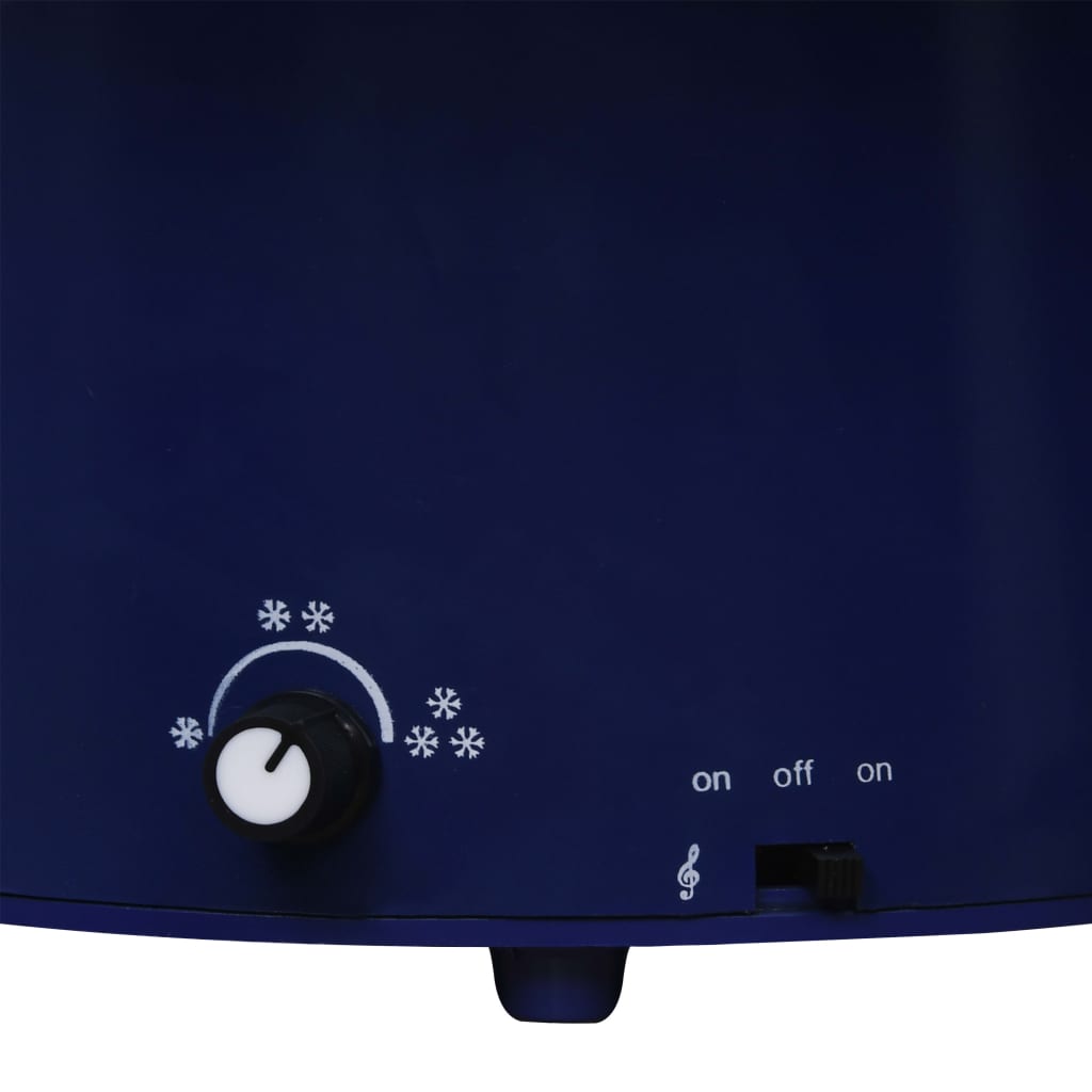 Lunta satava joulukuusi sateenvarjopohjalla sininen 75 cm PVC - Harrastajankoti.fi