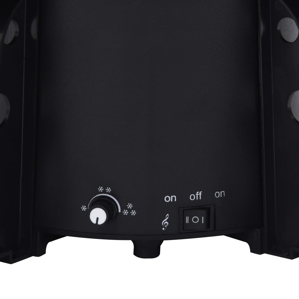 Lunta satava joulukuusi sateenvarjopohjalla musta 170 cm PVC - Harrastajankoti.fi