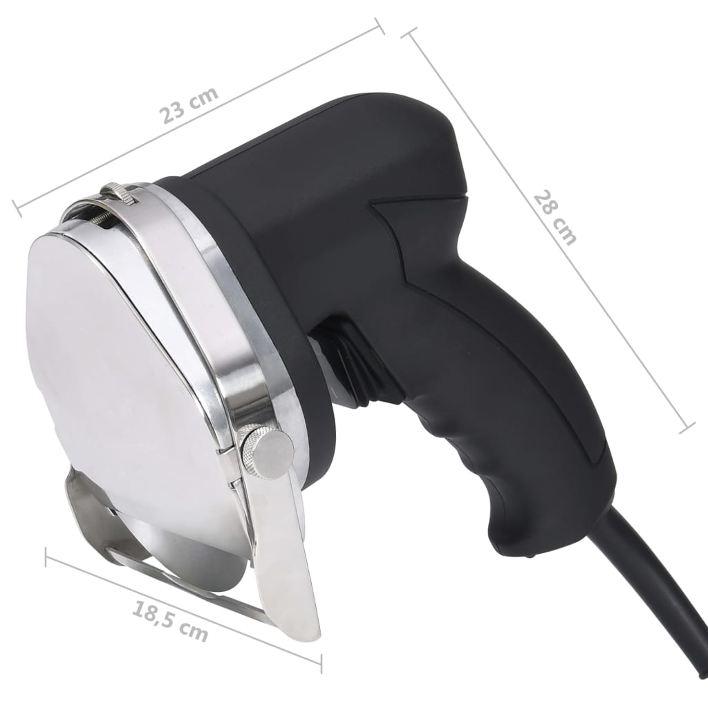 Sähköinen kebablihan leikkuri 2 terällä ja hiomakivellä 100 mm - Harrastajankoti.fi