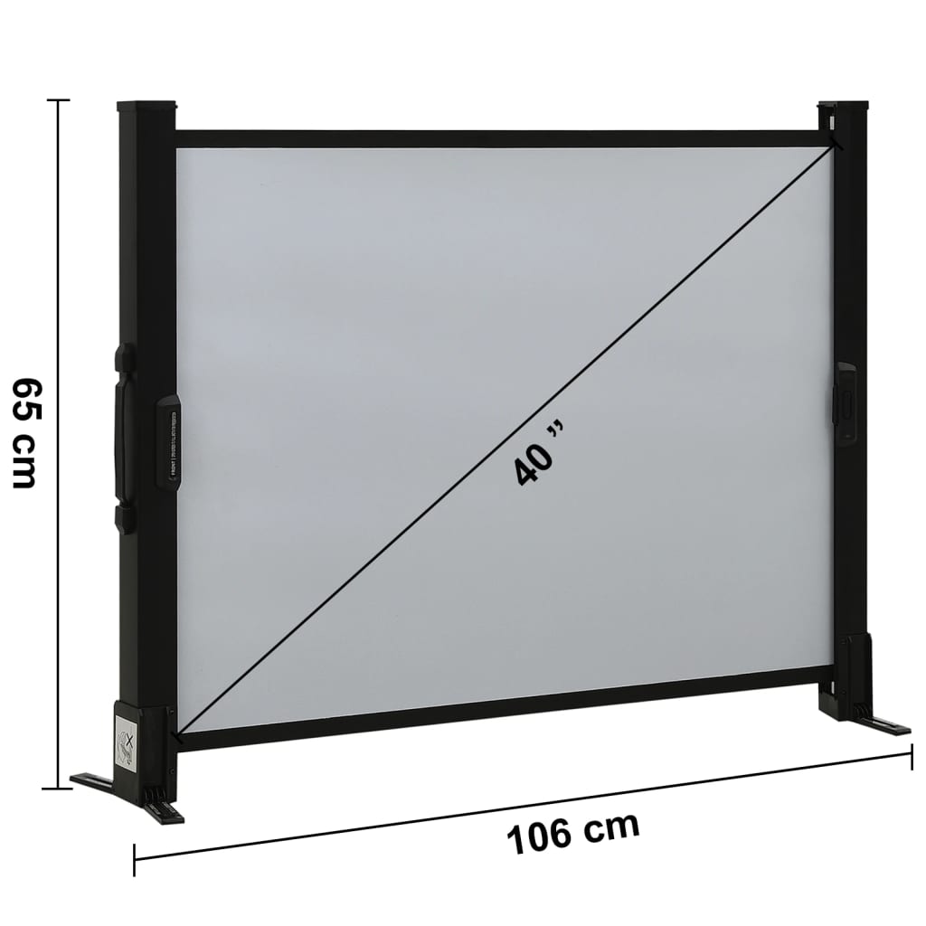 Valkokangas työpöydälle 40" 4:3 - Harrastajankoti.fi