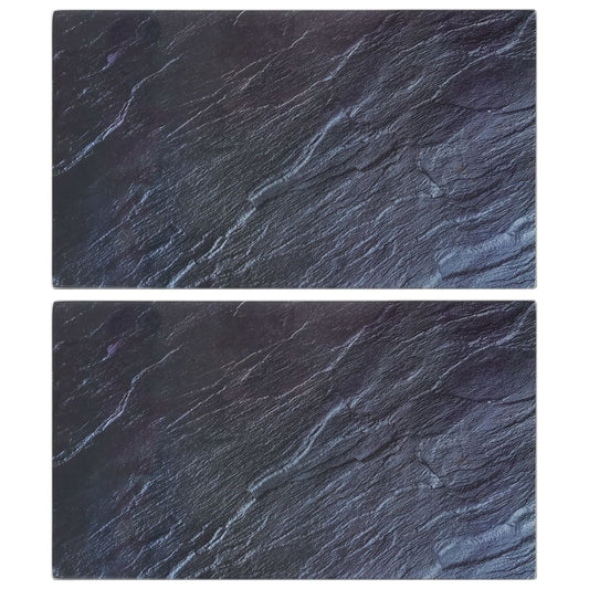 Leikkuulaudat 2 kpl luonnonkivikuvio karkaistu lasi - Harrastajankoti.fi