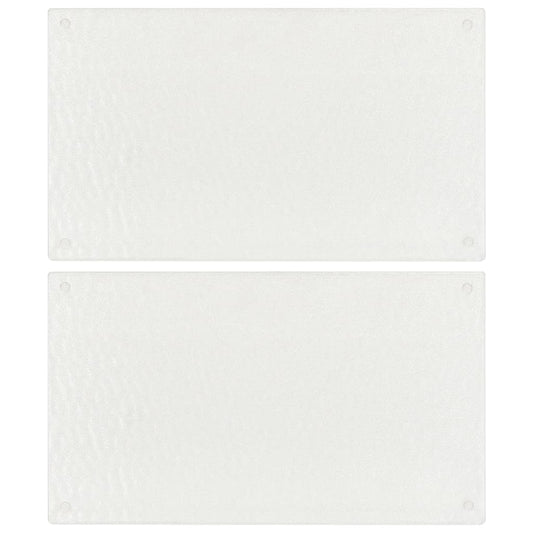 Leikkuulaudat 2 kpl läpinäkyvä kuplakuvio karkaistu lasi - Harrastajankoti.fi