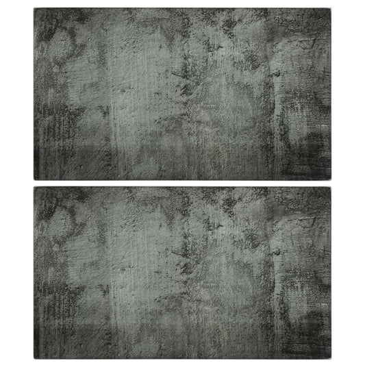 Leikkuulaudat 2 kpl betonikuvio karkaistu lasi - Harrastajankoti.fi