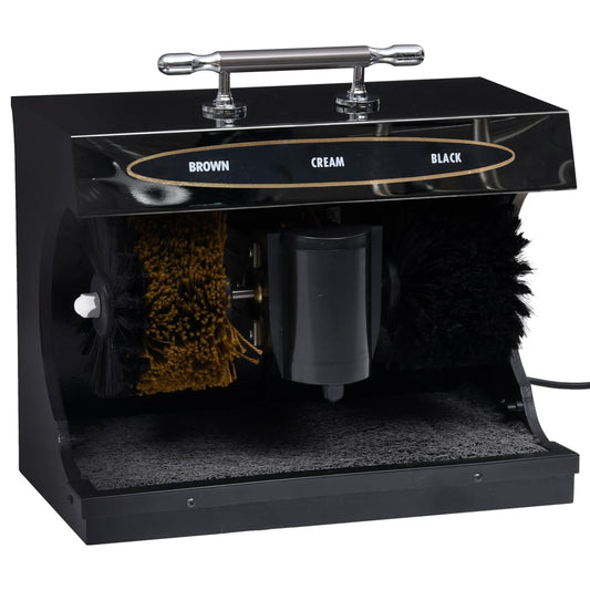 Sähkökäyttöinen kengänkiillotuskone täysin automaattinen musta - Harrastajankoti.fi