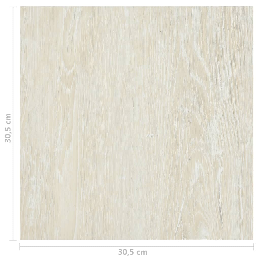 Itsekiinnittyvä lattialankku 55 kpl PVC 5,11 m² kerma - Harrastajankoti.fi