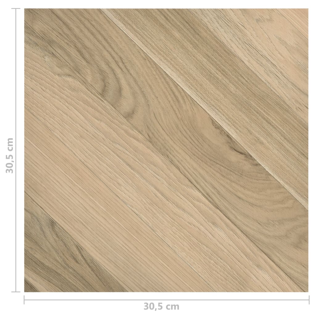 Itsekiinnittyvä lattialankku 55 kpl PVC 5,11 m² ruskea raita - Harrastajankoti.fi