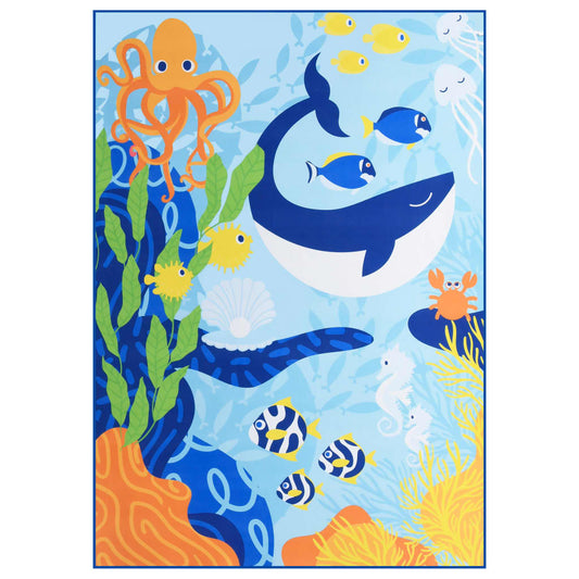 Painatettu matto monivärinen 120x160 cm kangas - Harrastajankoti.fi