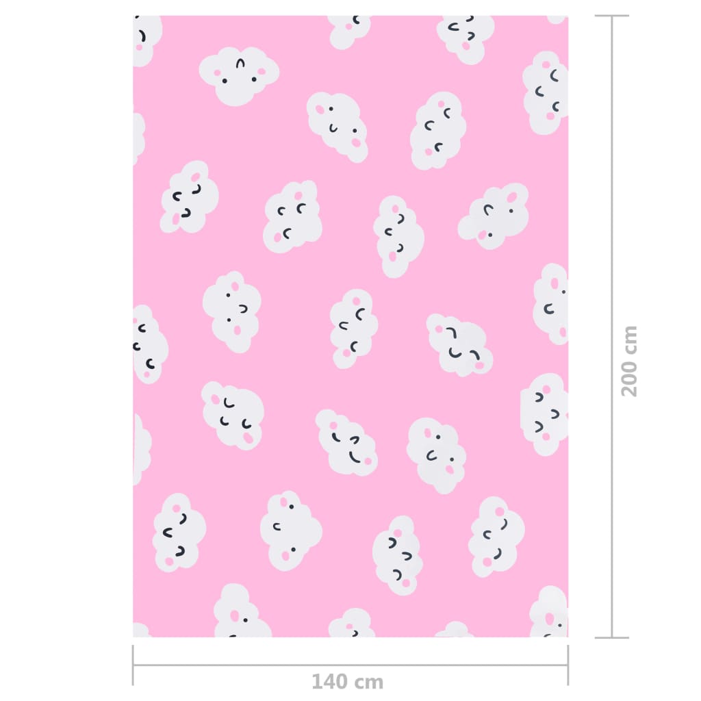 Painatettu matto monivärinen 140x200 cm kangas - Harrastajankoti.fi