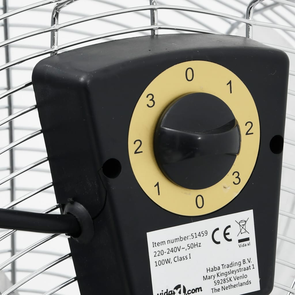 Jalallinen tuuletin kallistuvalla päällä 3 nopeutta 45 cm 100 W - Harrastajankoti.fi