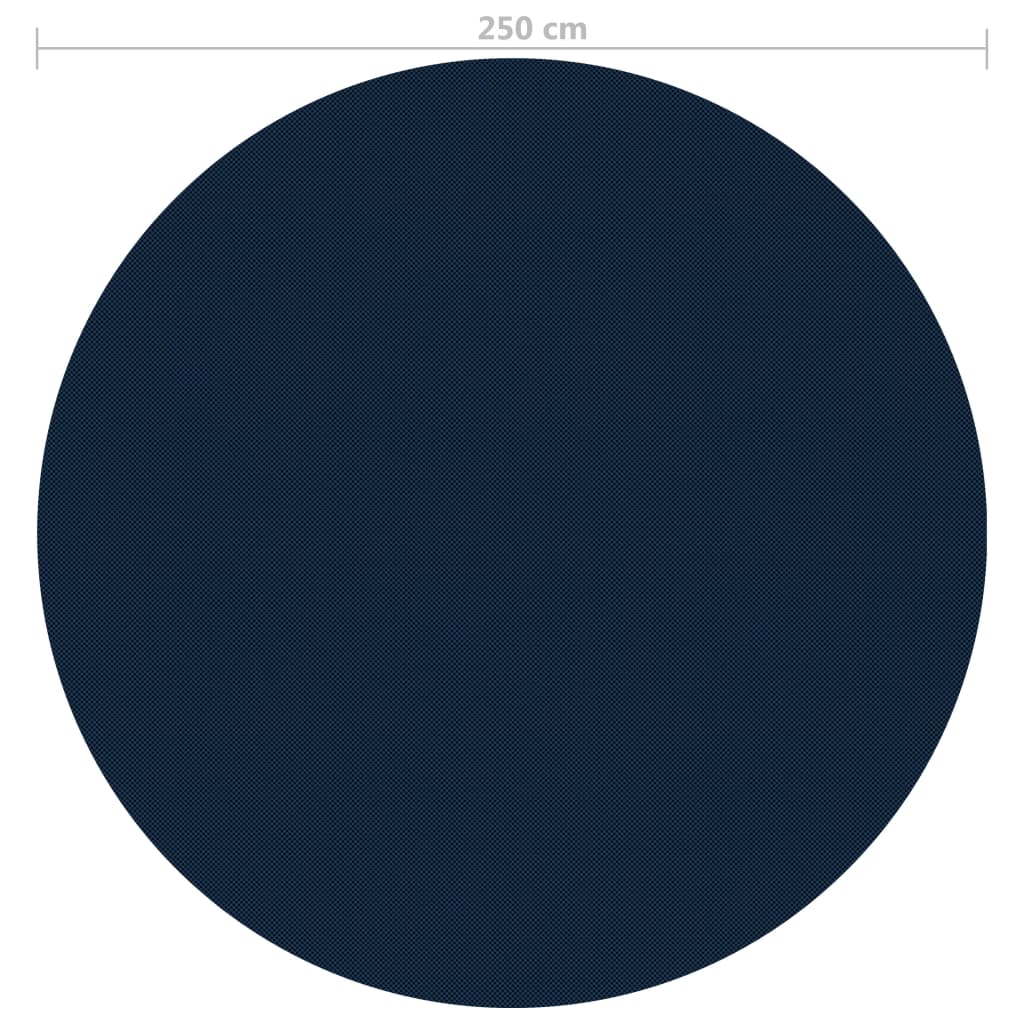 Kelluva uima-altaan PE-aurinkoenergiakalvo 250 cm sinimusta - Harrastajankoti.fi