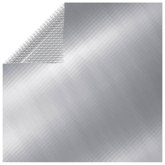 Uima-altaan suoja suorakulmainen 1000x600 cm PE hopea - Harrastajankoti.fi