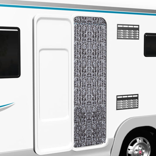 Hyönteisverho ruskea ja beige 120x220 cm Chenille - Harrastajankoti.fi