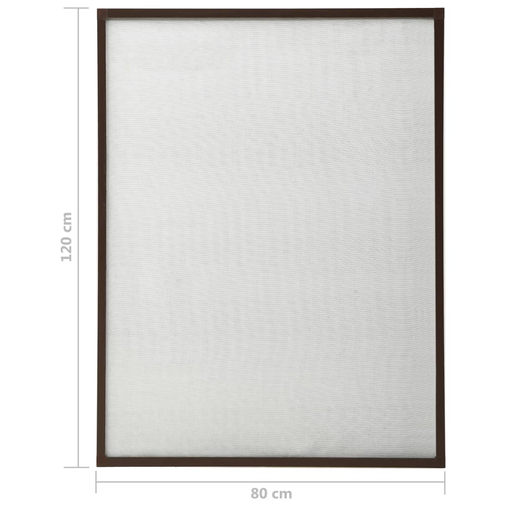 Hyönteisverkko ikkunaan ruskea 80x120 cm - Harrastajankoti.fi