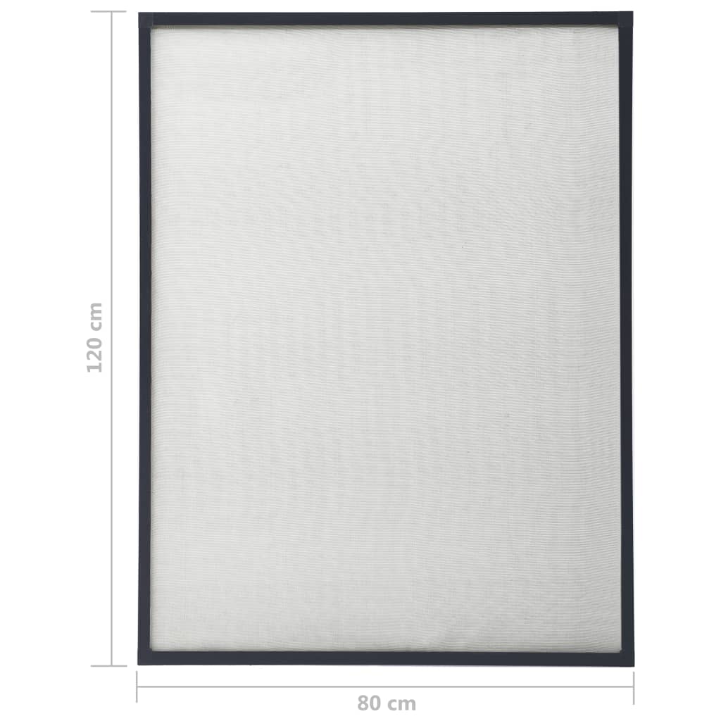 Hyönteisverkko ikkunaan antrasiitti 80x120 cm - Harrastajankoti.fi