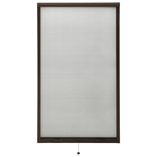 Alas rullattava hyönteisverkko ikkunaan ruskea 90x170 cm - Harrastajankoti.fi