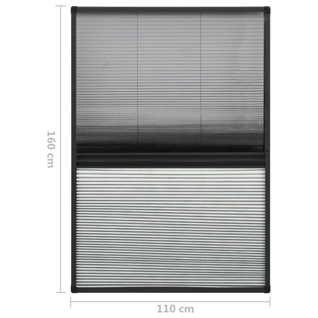 Laskostettu hyönteisverkko ikkunaan 110x160 cm alumiini - Harrastajankoti.fi