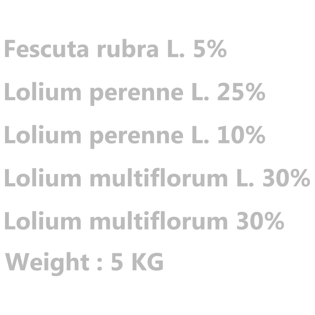 Nurmikon siemenet 5 kg - Harrastajankoti.fi