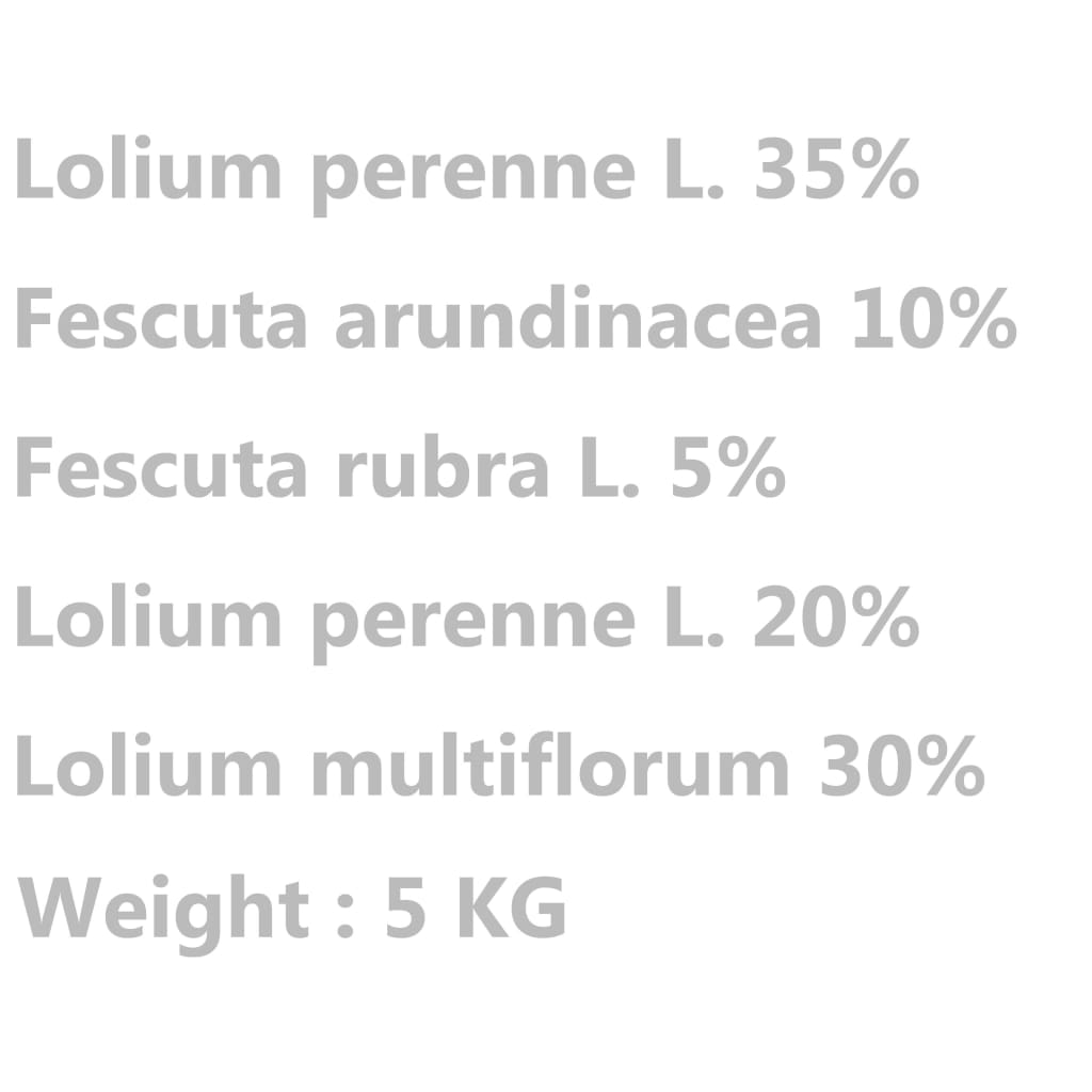 Nurmikon siemenet urheilukentille 5 kg - Harrastajankoti.fi