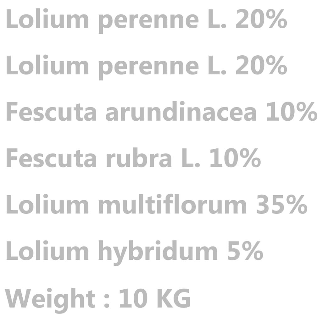 Nurmikon siemenet kuivalle ja kuumalle kasvualustalle 10 kg - Harrastajankoti.fi
