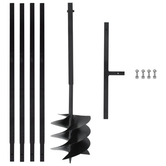 Maapora kahvalla 250 mm ja jatkeella 4 m teräs - Harrastajankoti.fi