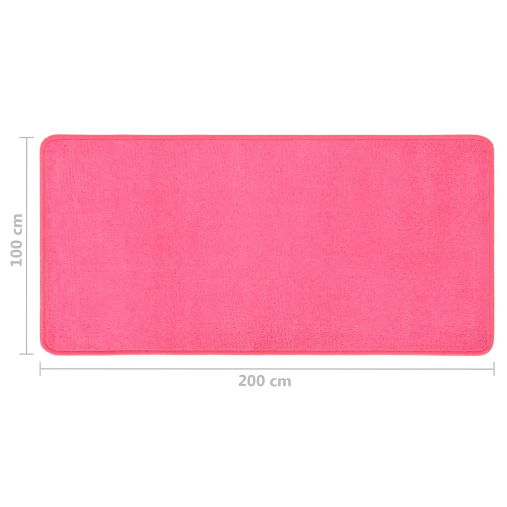 Makuuhuoneen matot Shaggy korkea nukka 3 kpl pinkki - Harrastajankoti.fi