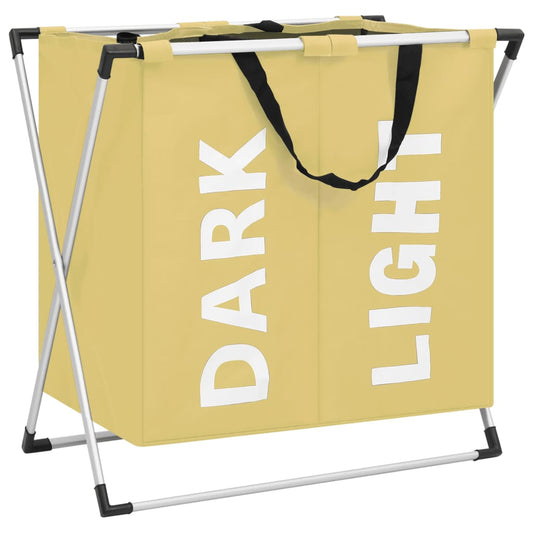 2-osainen pyykkikori kerma - Harrastajankoti.fi