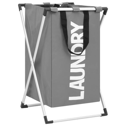 Pyykkikori harmaa - Harrastajankoti.fi