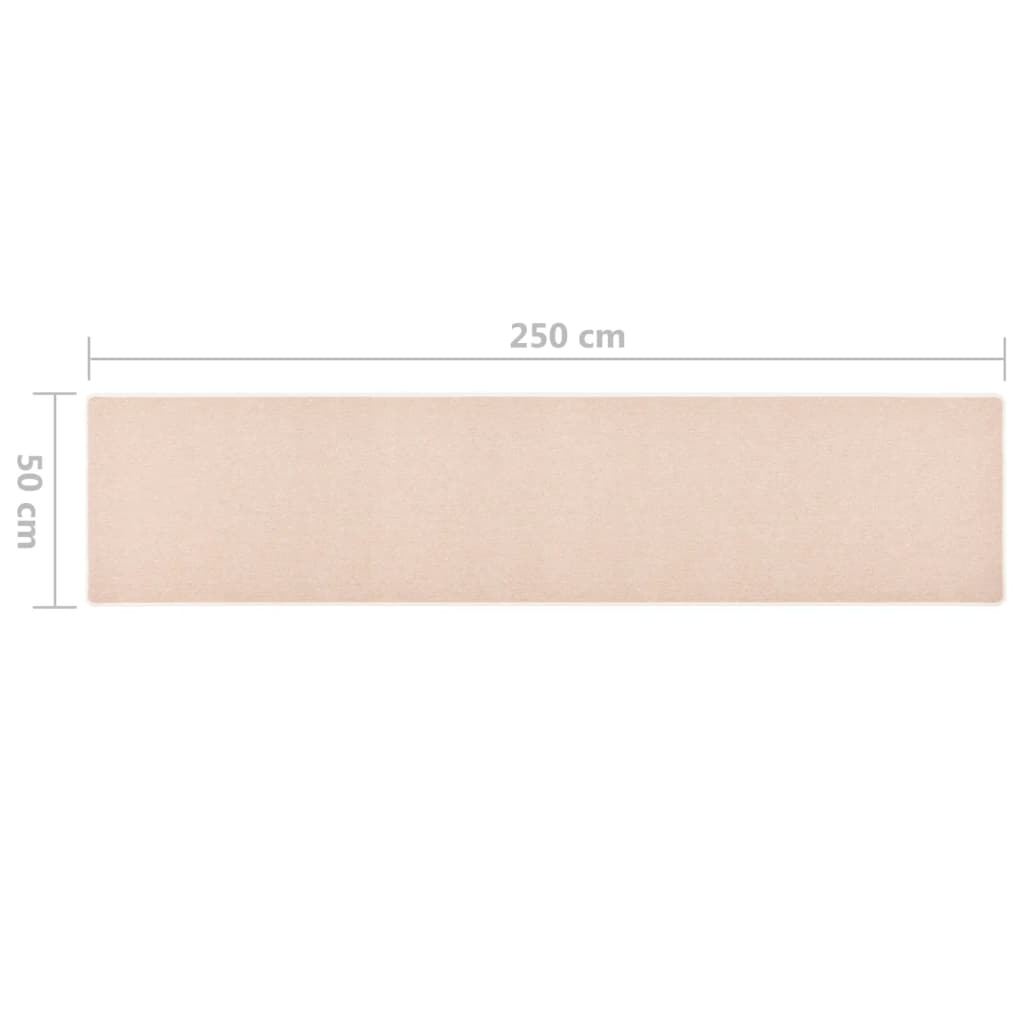 Käytävämatto vaaleanruskea 50x250 cm - Harrastajankoti.fi