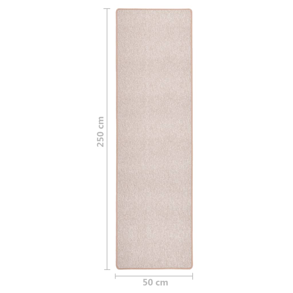 Käytävämatto harmaanruskea 50x250 cm - Harrastajankoti.fi