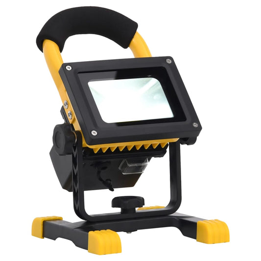 Ladattava LED-spottivalo kahvalla 10 W kylmä valkoinen - Harrastajankoti.fi