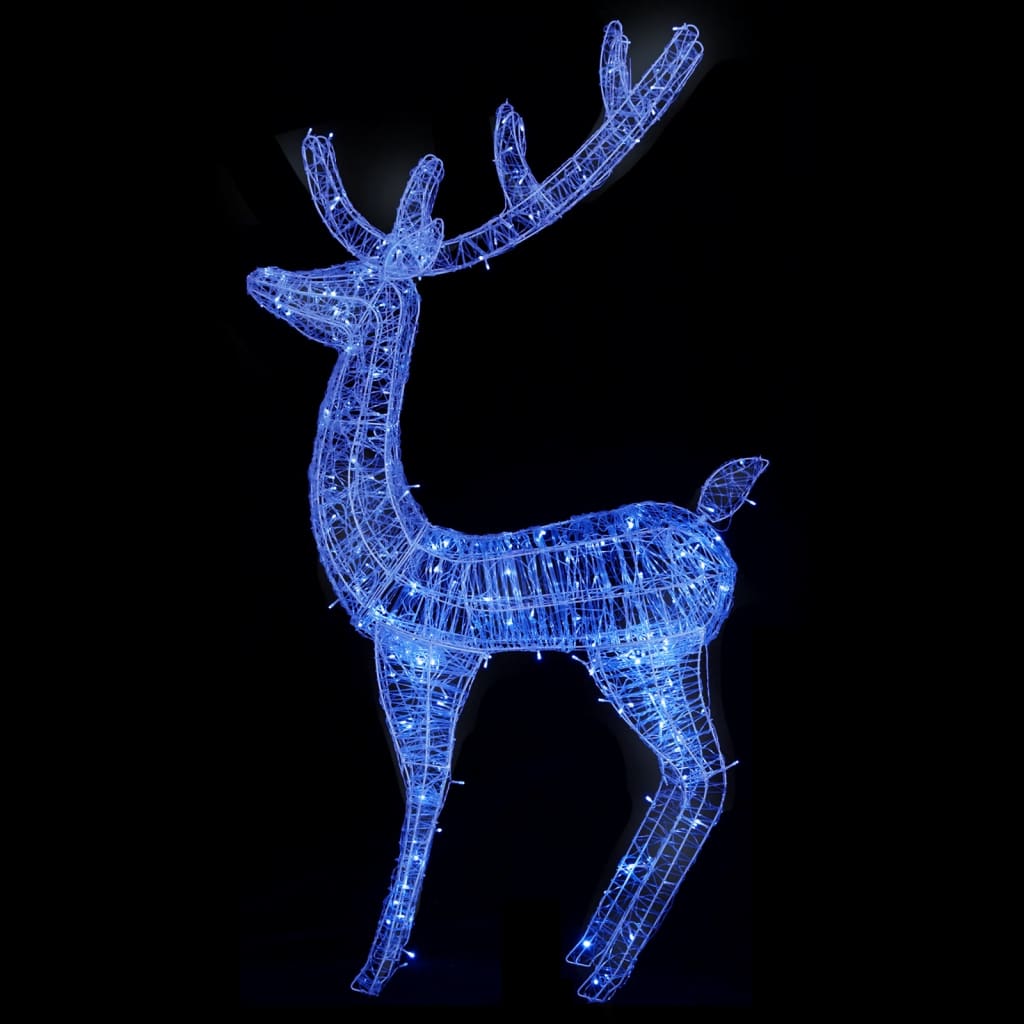 XXL Jouluporo akryyli 250 LED-valoa 180 cm sininen - Harrastajankoti.fi