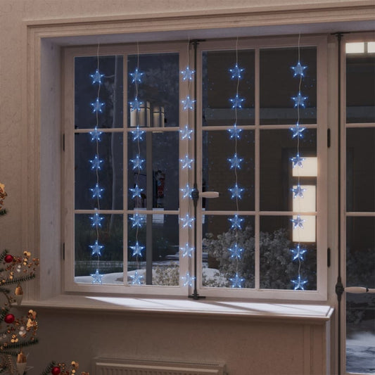 LED-valoverho tähtikeijuvalot 200 LEDiä sininen - Harrastajankoti.fi
