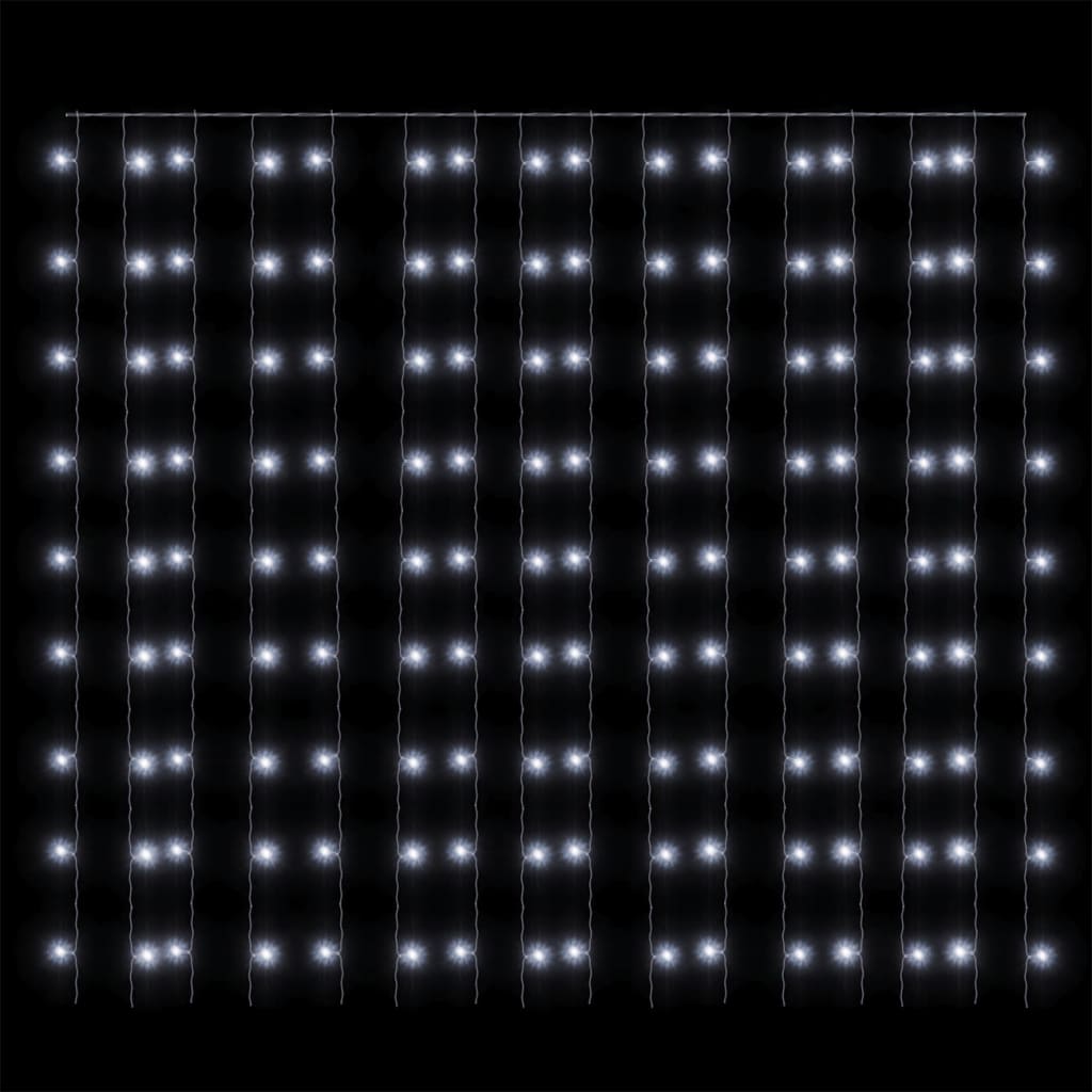 LED-valonauhaverho keijuvalot 3x3 m 300 LEDiä kylmä valkoinen - Harrastajankoti.fi