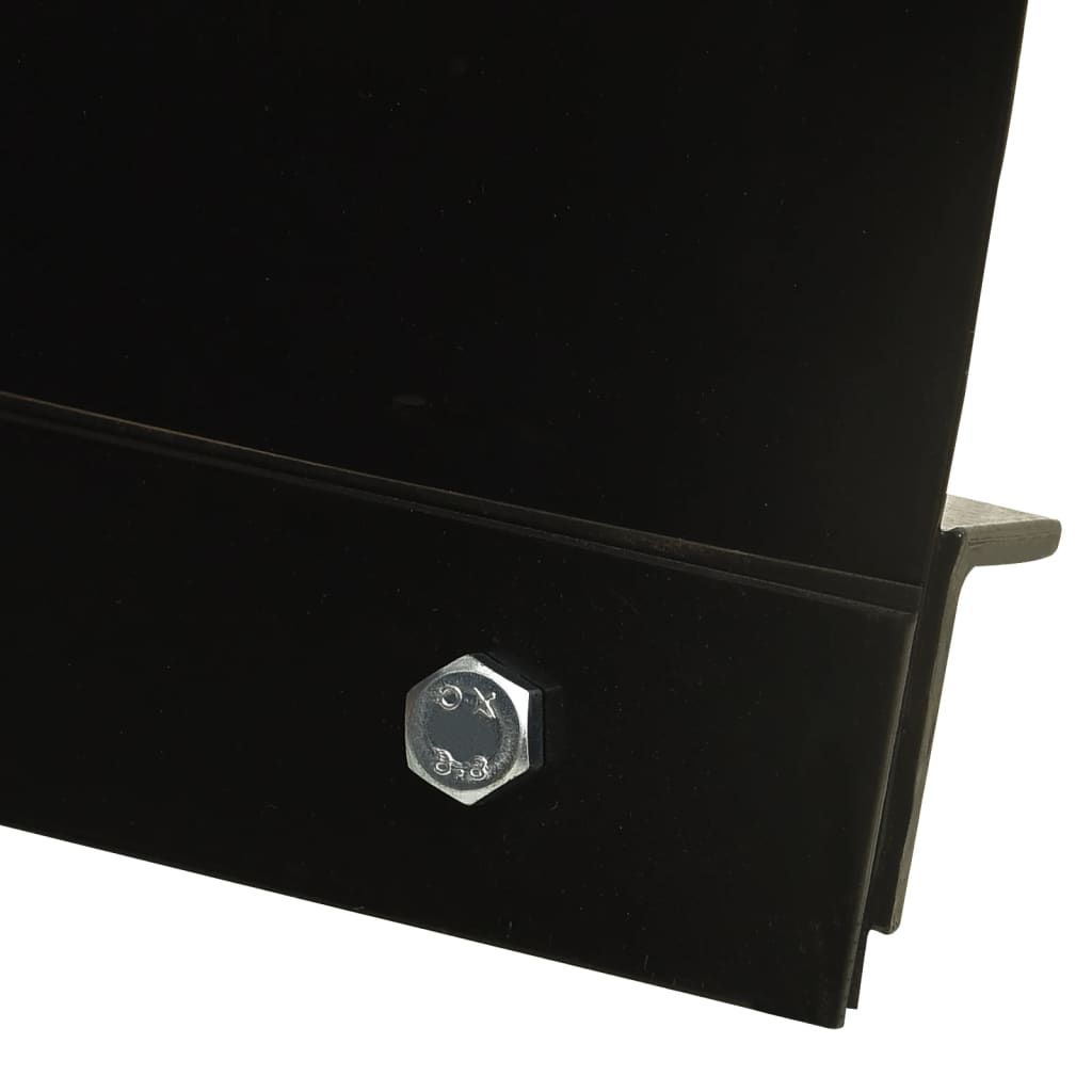 Mönkijän lumiaura 115x38 cm musta - Harrastajankoti.fi