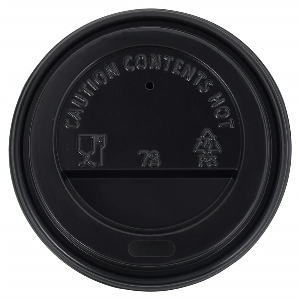 Paperikahvikupit kansilla 200 ml 1000 kpl musta - Harrastajankoti.fi