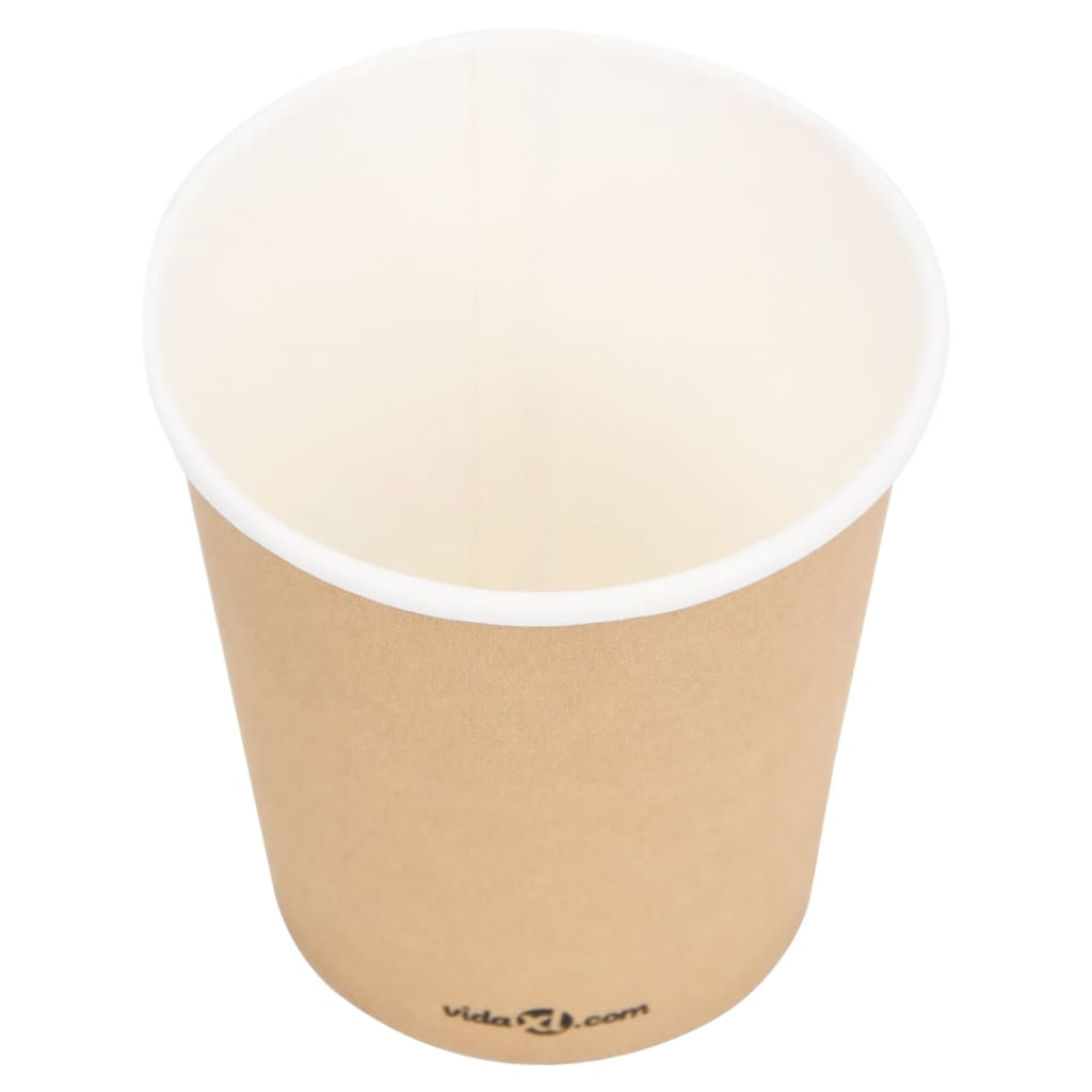 Paperikahvikupit 200 ml 500 kpl ruskea - Harrastajankoti.fi