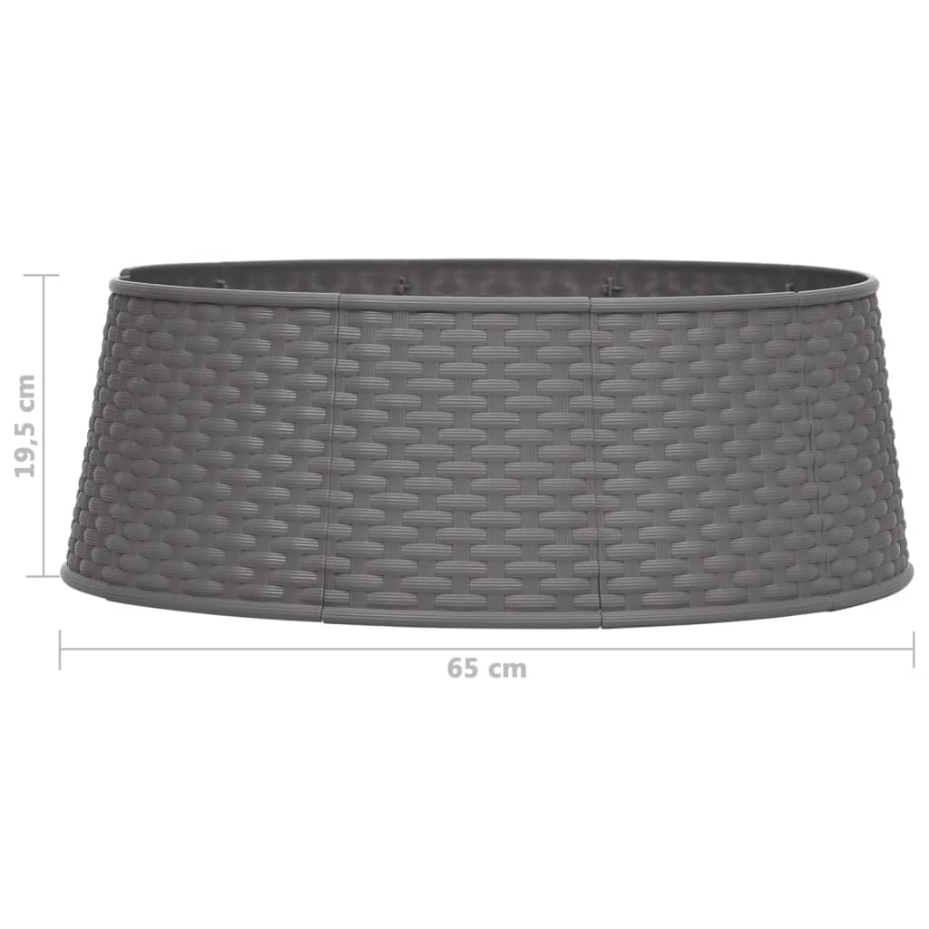 Joulukuusen helma ruskea Ø65x19,5 cm - Harrastajankoti.fi