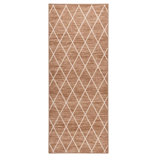 Käytävämatto vaaleanruskea 80x250 cm - Harrastajankoti.fi
