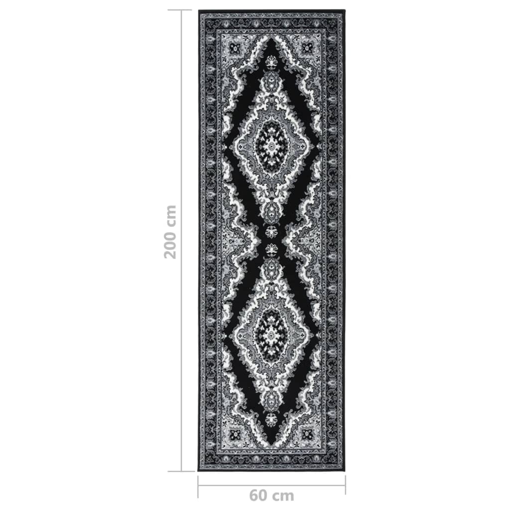 Käytävämatto BCF musta 60x200 cm - Harrastajankoti.fi